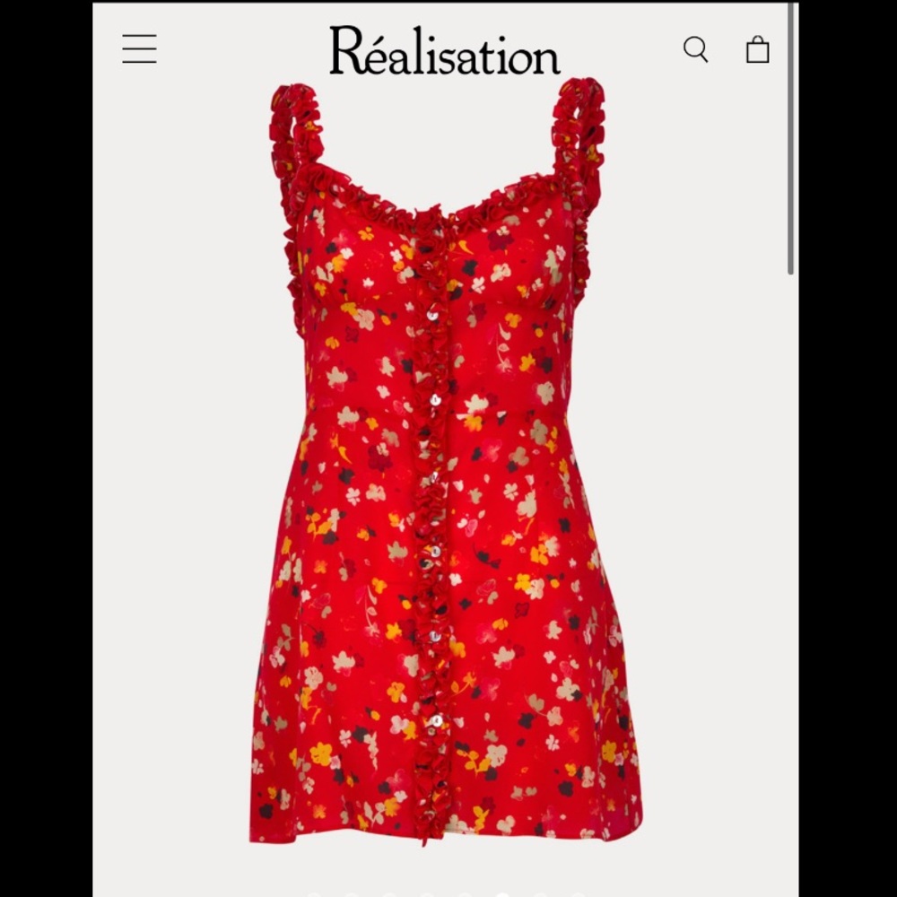 ⛔️ SOLD ⛔️ RÉALISATION PAR • Julia Dress in Red